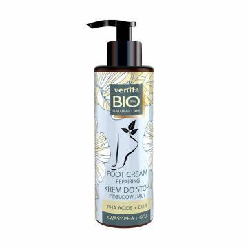 Восстанавливающий крем для ног Venita Bio Natural Care Foot Cream с PHA и ягодами годжи, 100 мл Восстанавливающий крем для ног Venita Bio Natural Care Foot Cream с PHA и ягодами годжи, 100 мл