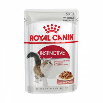 Влажный корм для взрослых кошек Royal Canin Instinctive кусочки в соусе, 85 г (40590010)