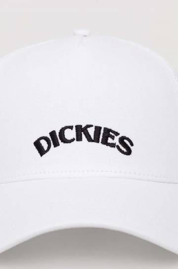 Кепка Dickies SHAWSVILLE TRUCKER цвет белый с аппликацией DK0A4YPG Кепка Dickies SHAWSVILLE TRUCKER цвет белый с аппликацией DK0A4YPG