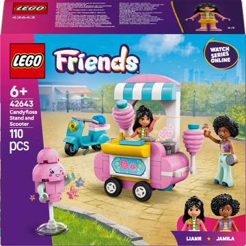 Конструктор LEGO Friends Ятка із солодкою ватою та скутер (42643) Конструктор LEGO Friends Ятка із солодкою ватою та скутер (42643)