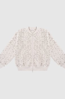 Детский серый ажурный кардиган с шерстью