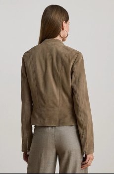 Кожаная байкерская куртка Lauren Ralph Lauren