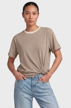 Женская футболка в полоску relaxed Разноцветный S G-Star RAW D29393,C339