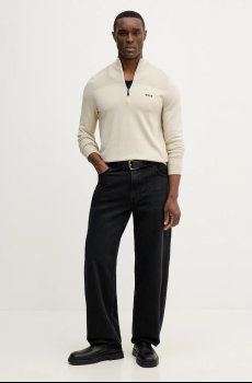 Свитер с добавлением шерсти BOSS Green KN_Momentum-X QZ