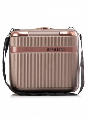 Semi Line Кейс T5668-1 Коричневий Semi Line Кейс T5668-1 Коричневий