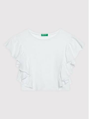 United Colors Of Benetton Блузка 3F4JCH001 Білий Regular Fit United Colors Of Benetton Блузка 3F4JCH001 Білий Regular Fit