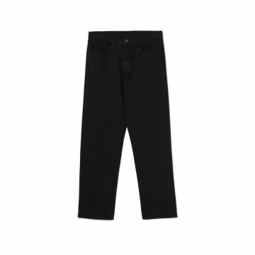 Cropp - Бавовняні штани regular - чорний Cropp - Бавовняні штани regular - чорний