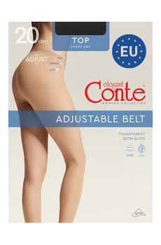 Колготки женские Conte elegant Top 20 DEN, Nero, размер 2