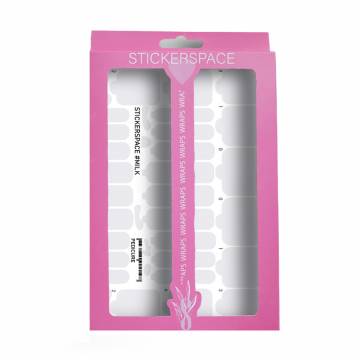 Наклейки для дизайна ногтей StickersSpace Milk Pedi (222112)