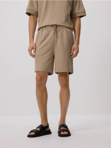Reserved - Шорти comfort з високим вмістом бавовни - бежевий - 3859C-80X