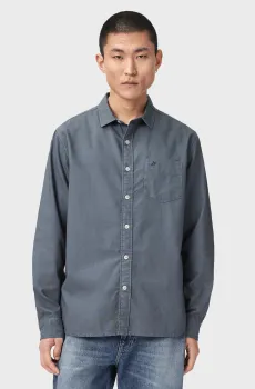 Мужская синяя рубашка MELROSE Синий XXL AllSaints M077SE