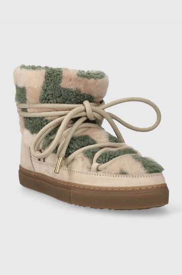 Зимние сапоги Inuikii Shearling Zigzag цвет бежевый 75202-090 Зимние сапоги Inuikii Shearling Zigzag цвет бежевый 75202-090