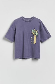 Reserved - Футболка з принтом - червонувато-ліловий - 933HR-48X