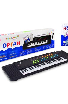 Музыкальная игрушка Країна Іграшок Орган с микрофоном и раскраской-нотами, от 5 лет, 79*25*9 см (KI-3738 (PL-3738-U))