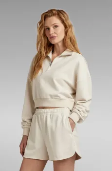 Женская белая спортивная кофта Белый M G-Star RAW D23143,D368