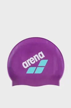 Фиолетовая шапочка для плавания BIG LOGO Фиолетовый ONESIZE Arena 009276-209