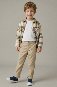 Елегантні штани-чиноси - бежевий