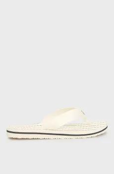 Женские белые вьетнамки с узором TH CHAIN PRINT BEACH SANDAL Белый 37 Tommy Hilfiger FW0FW08514