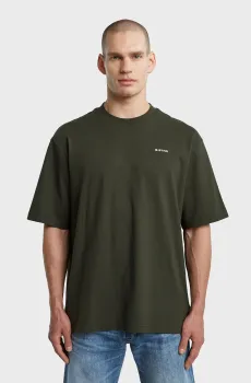 Мужская темно-зеленая футболка Boxy Зеленый XL G-Star RAW D26817,D593