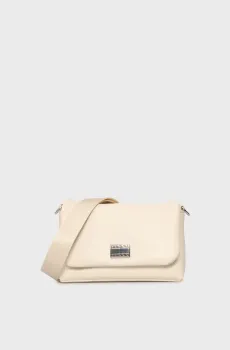 Женская белая сумка AMERICAN COOL FLAP Белый ONESIZE Tommy Jeans AW0AW17550