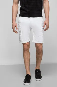 Мужские белые шорты Белый 34 Karl Lagerfeld 501890.255814;10