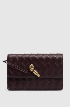 Коричневая кожаная сумка Andiamo