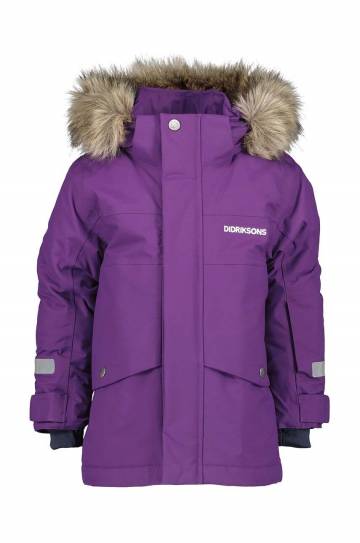 Детская куртка Didriksons BJÄRVEN KIDS PARKA цвет фиолетовый 505470 Детская куртка Didriksons BJÄRVEN KIDS PARKA цвет фиолетовый 505470