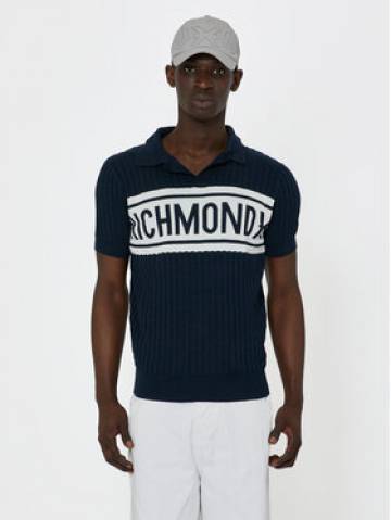 Richmond X Поло Peiale UMP24216PO Cиній Regular Fit Richmond X Поло Peiale UMP24216PO Cиній Regular Fit