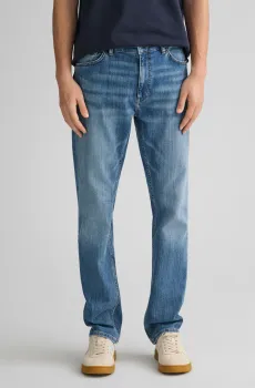 Мужские синие джинсы REGULAR GANT JEANS Синий 34-32 Gant 1000261