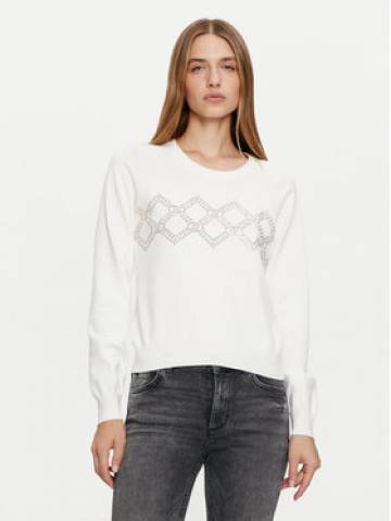 Liu Jo Sport Светр TF4286 MS63L Білий Regular Fit Liu Jo Sport Светр TF4286 MS63L Білий Regular Fit