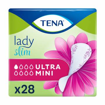 Урологические прокладки женские TENA Lady Slim Ultra Mini, 28 шт