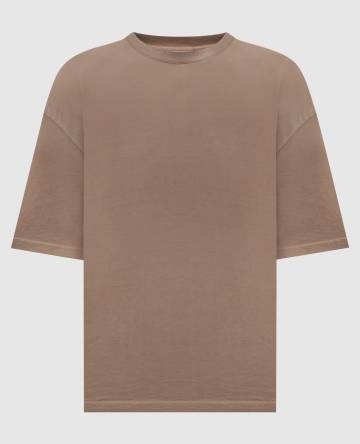 Коричневая футболка Memo