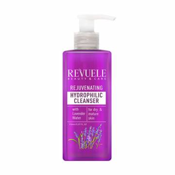 Очищающее гидрофильное средство для умывания Revuele Rejuvenating Hydrophilic Cleanser с лавандовой водой, 150 мл Очищающее гидрофильное средство для умывания Revuele Rejuvenating Hydrophilic Cleanser с лавандовой водой, 150 мл