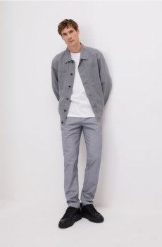 Reserved - Картаті штани-чиноси - темно-сірий - 7915H-90M