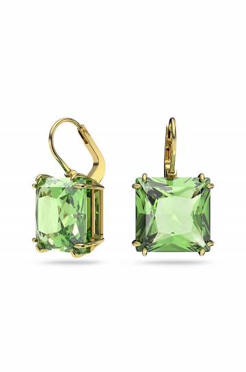 Сережки Swarovski цвет зелёный Сережки Swarovski цвет зелёный