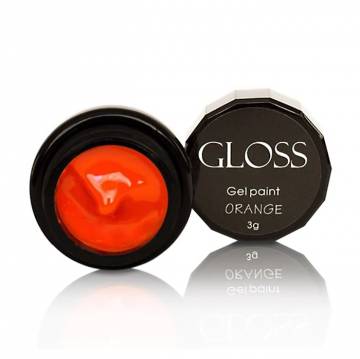 Гель-краска для ногтей Gloss Gel Paint Orange, 3 г Гель-краска для ногтей Gloss Gel Paint Orange, 3 г