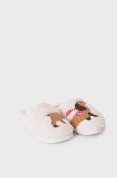 Женские белые тапочки Белый 37 womensecret 4992599