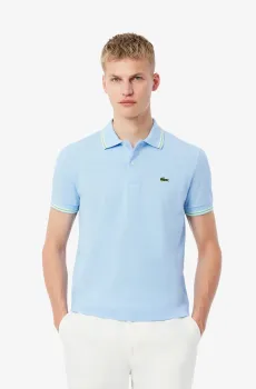 Мужское голубое поло Голубой S Lacoste PH9875HBP