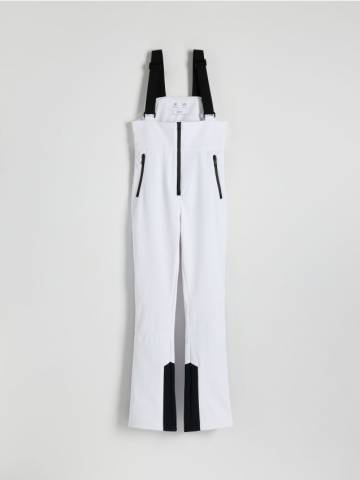 Reserved - Штани water-repellent на бретелях - кремовий - 666AY-01X Reserved - Штани water-repellent на бретелях - кремовий - 666AY-01X
