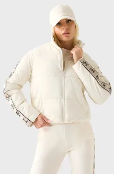 Женская бежевая куртка Бежевый L Guess V5BL11.WGYC2;G6K5