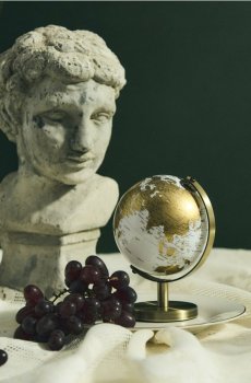 Глобус - білий