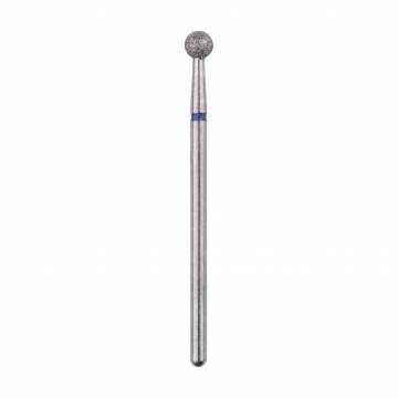 Алмазная насадка для фрезера Vizavi Professional Шарик, синяя насечка, 5.0 мм