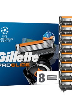Сменные картриджи для бритья мужские (лезвия) Gillette Fusion ProGlide, 8 шт