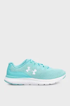 Женские бирюзовые кроссовки UA W Charged Impulse 3 Бирюзовый 8.5 Under Armour 3026686-300