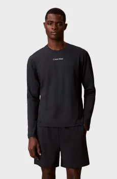 Мужской черный лонгслив LS TEE Черный M Calvin Klein LVGMF5K200