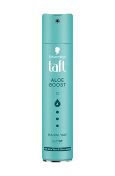 Лак для волос Taft Aloe Boost Hairspray Фиксация 4, 250 мл