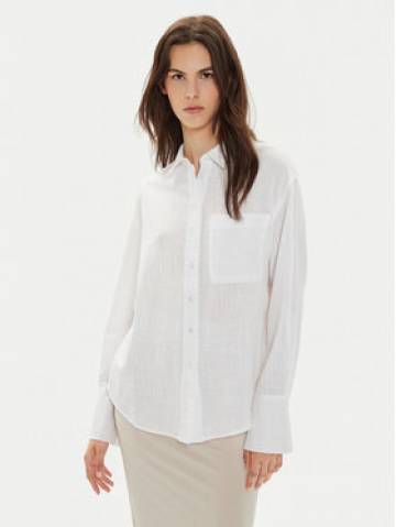 Gina Tricot Сорочка 22624 Білий Loose Fit Gina Tricot Сорочка 22624 Білий Loose Fit