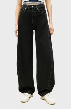 Женские черные джинсы MID RISE BARREL Черный 24-32 Tommy Jeans DW0DW22522