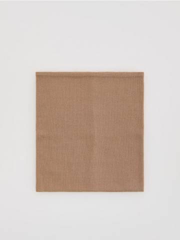 Reserved - Снуд з високим вмістом бавовни - кавовий - 509GP-84X