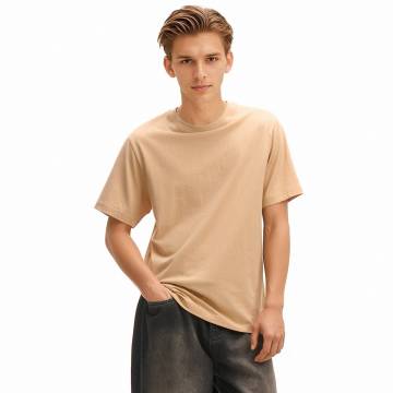 Cropp - Гладка футболка basic - мідний Cropp - Гладка футболка basic - мідний